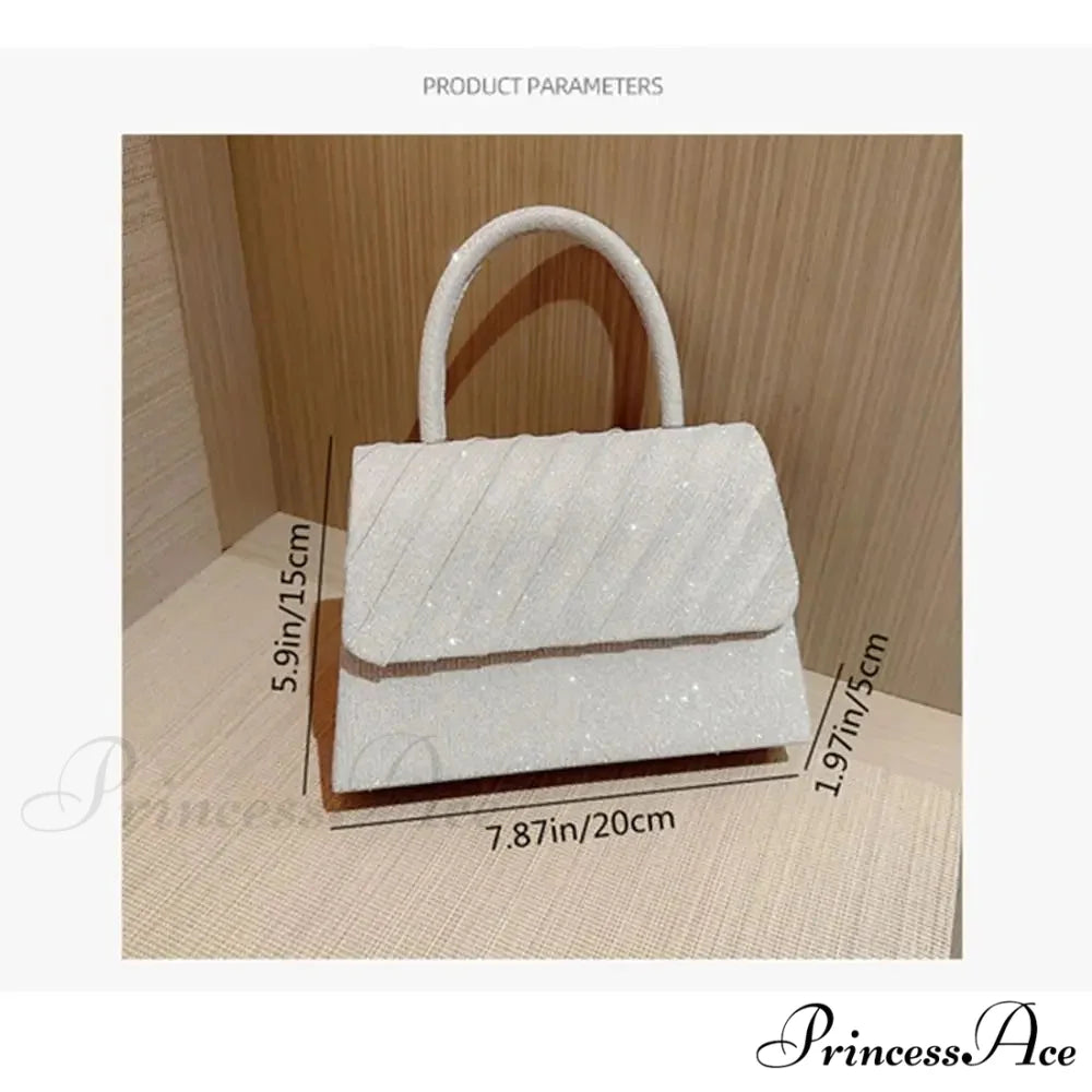 Vivid Silk Evening Pouch Stylish Banquet Shoulder Purse clutchbag-250126