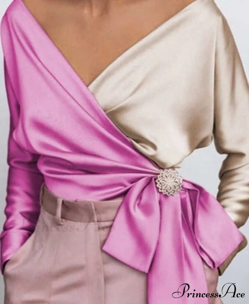 VONDA V-NECK TOP - Plus Size