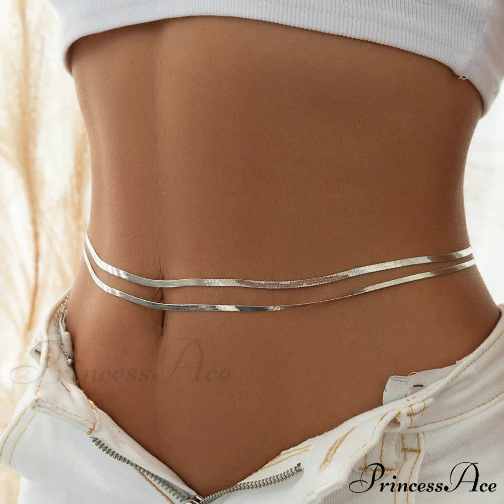 Waist Layered Snake Chain