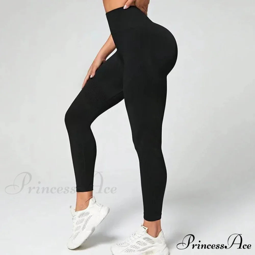 Waist Seamless Fitness Fashion Knitting Slim Legging