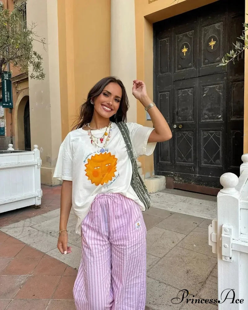 Warm Adorable Graphic T-shirt white12 / S t-shirt-250223