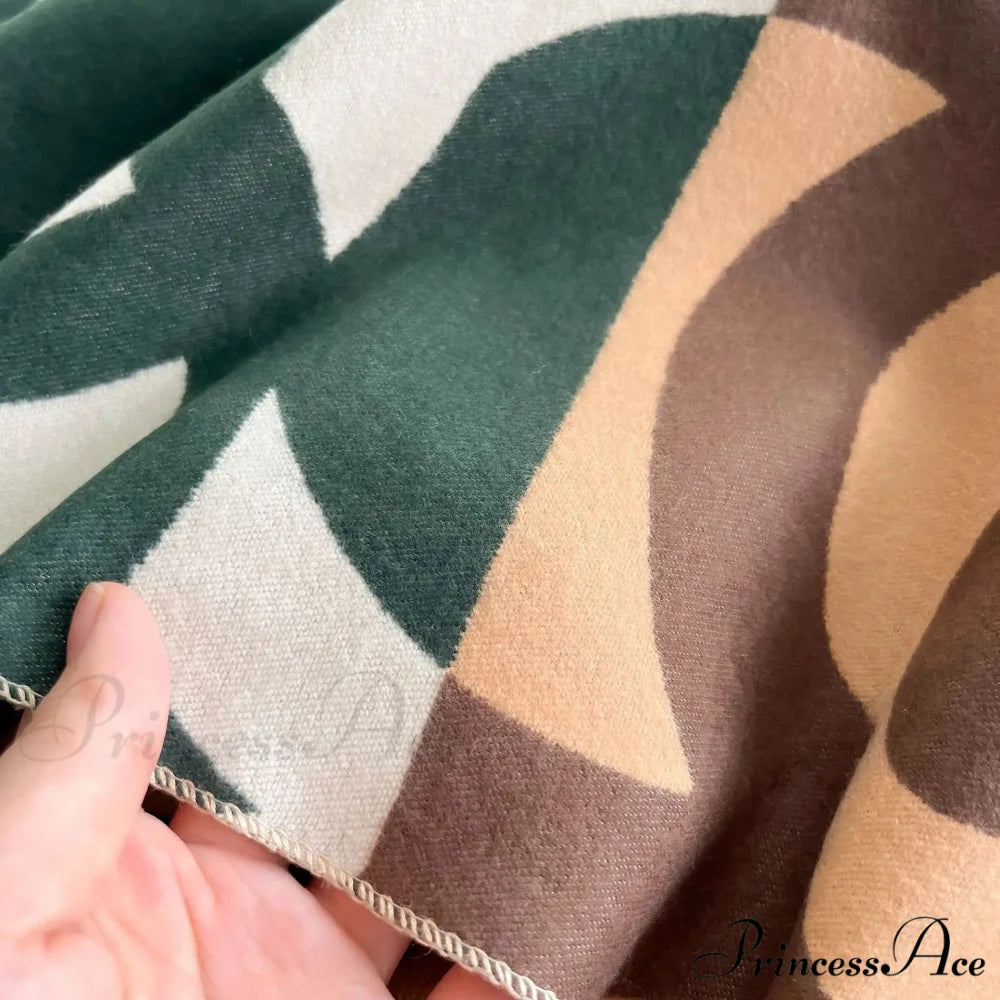 Warm Cashmere Winter Blanket Scarf scarf-241228