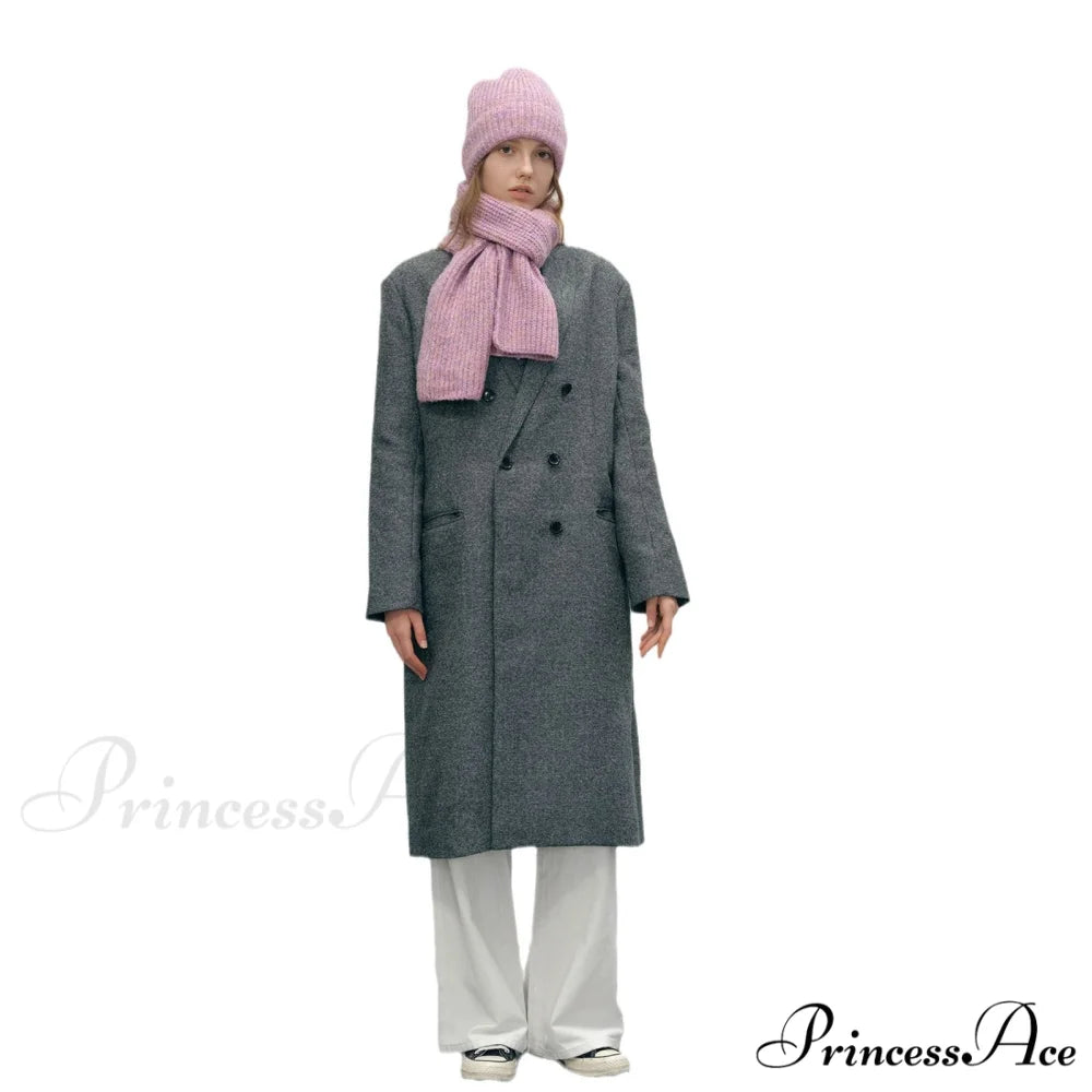 Warm Cozy Stylish Comfortable Trendy Elegant Modern Polka Dot Scarf White