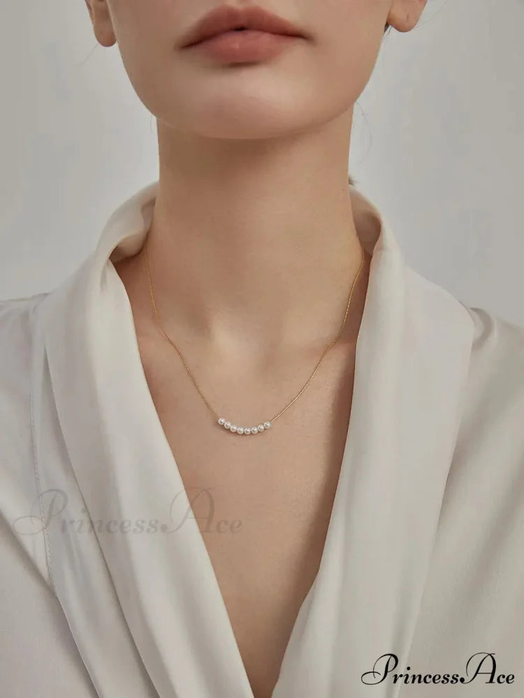 Water Pearl Choker Necklace