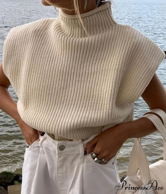 WENDY KNIT SHIRT S / Dark Ivory