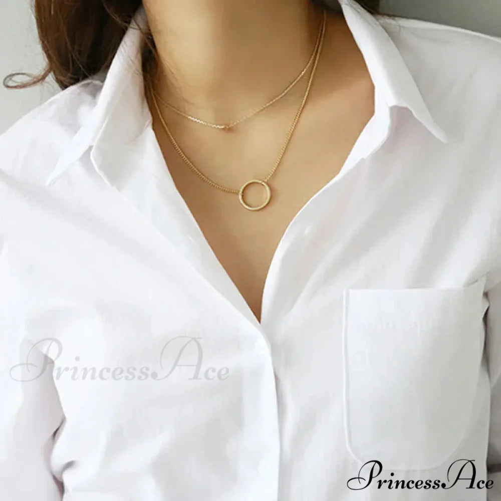 White Cotton Extended Sleeve Informal Women’s Top blouse-250126