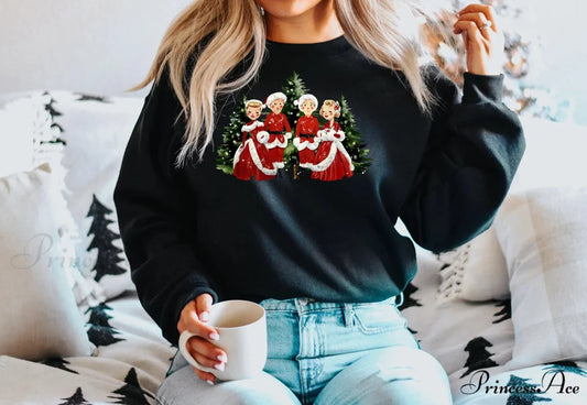 White Movie Song Girl Gifts Women Christmas Hoodie Black / S Christmas Hoodies-L