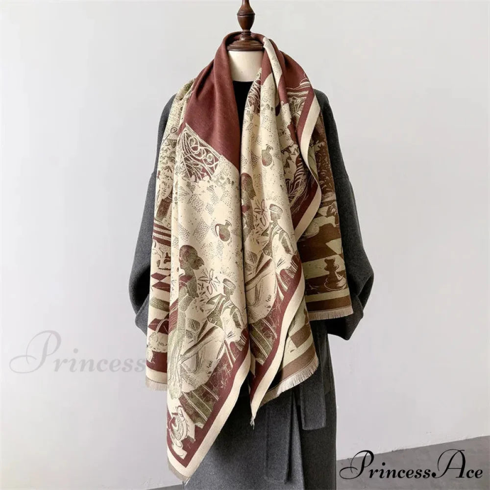 Winter Cashmere Shawl Scarf Multi Color1 scarf-241228