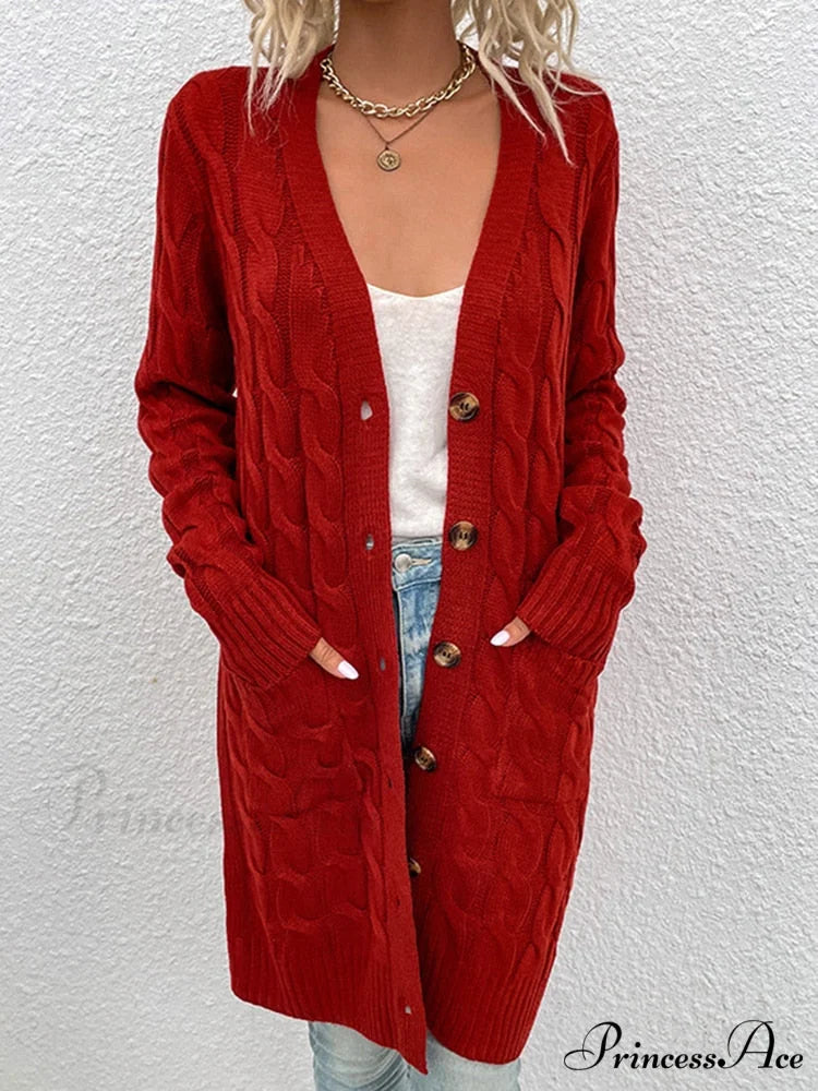 Winter Vintage Casual Loose Cardigan