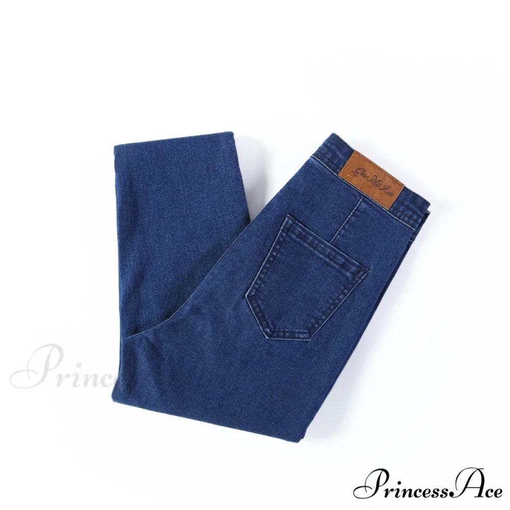 Woman 90s Super Stretch Skinny Jeans Dark Blue / XS