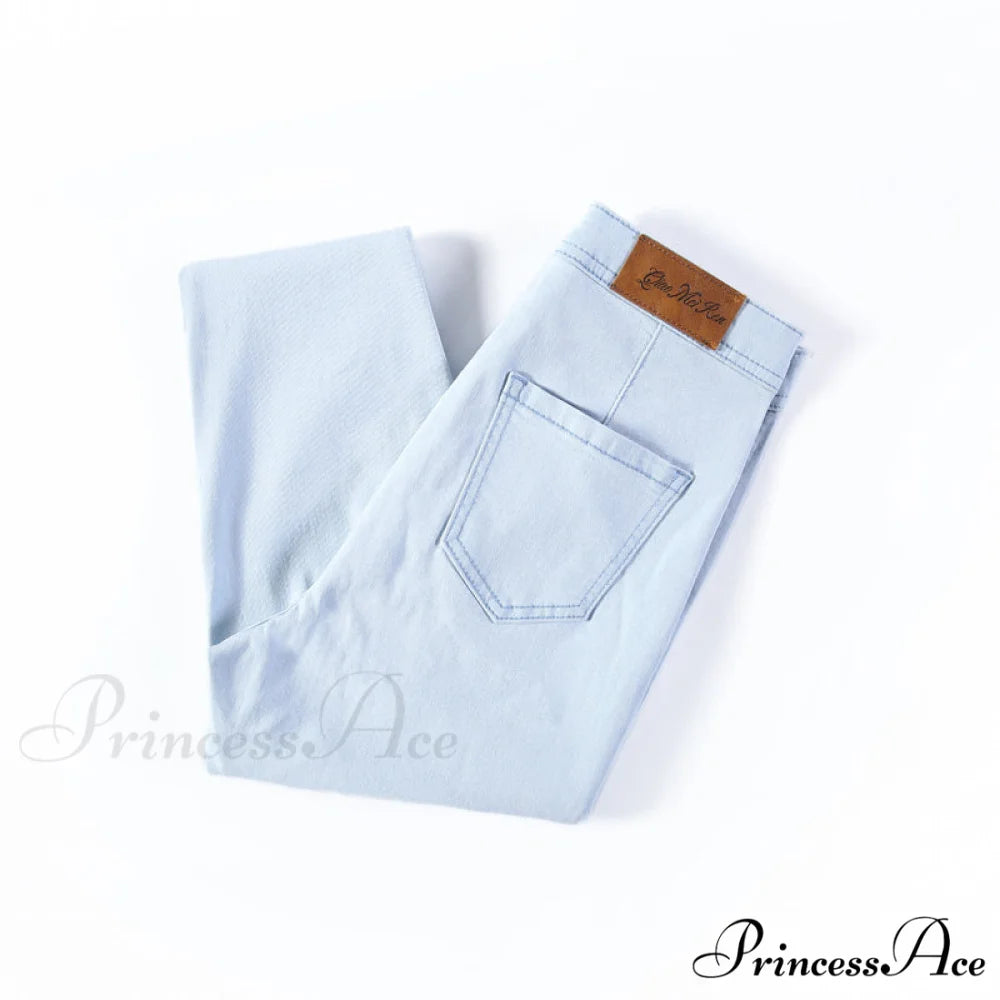 Woman 90s Super Stretch Skinny Jeans Light Blue / XS