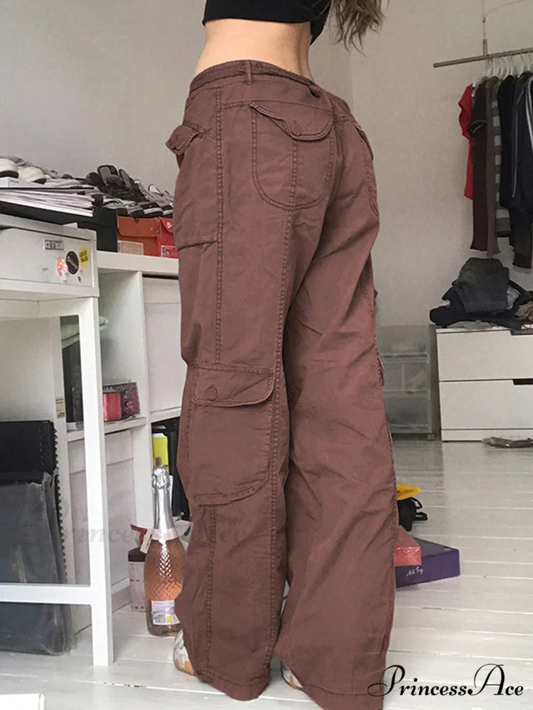 Woman High Waist Baggy Straight Leg Jeans