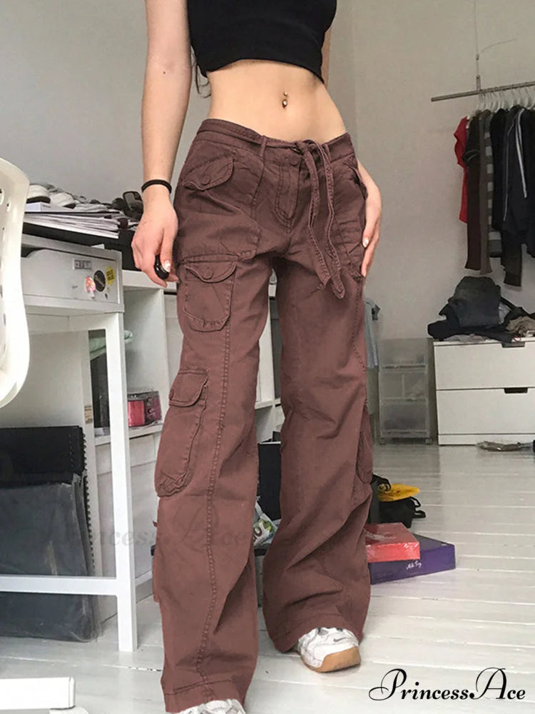 Woman High Waist Baggy Straight Leg Jeans