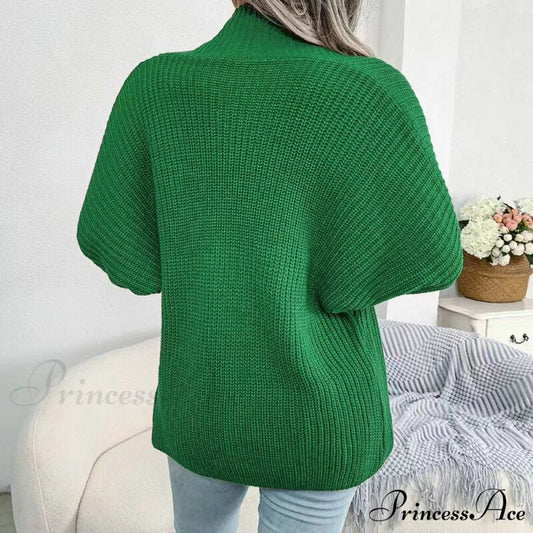 Women Autumn Knit Loose Cardigan