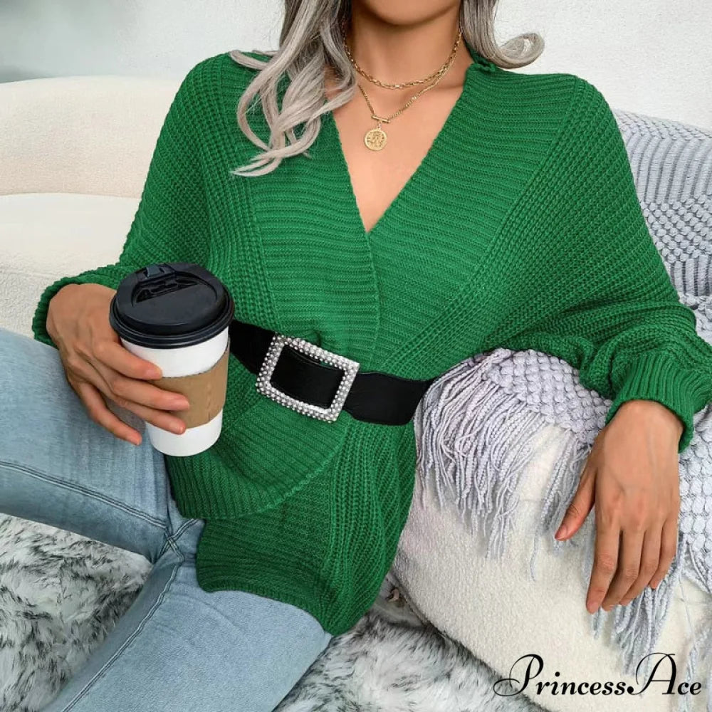 Women Autumn Knit Loose Cardigan