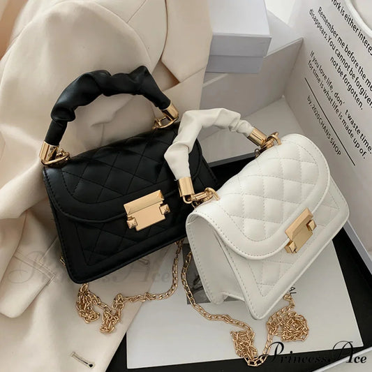Women Synthetic Leather Designer Crossbody Chain Purse handbag-250126