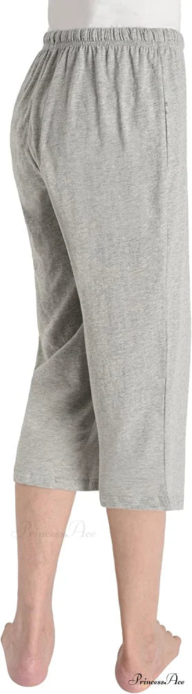 Women’s Cotton Capri Pants Sleep Capris