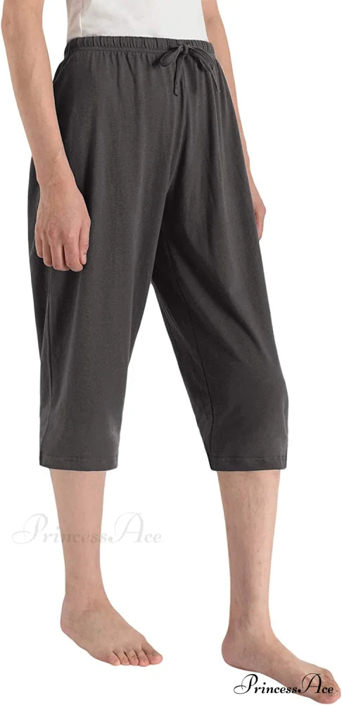 Women’s Cotton Capri Pants Sleep Capris