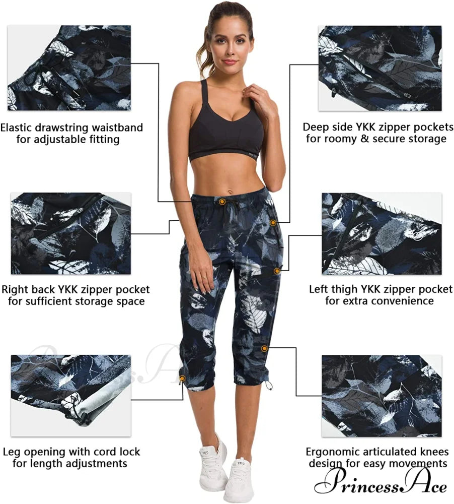 Women’s Hiking Capris Outdoor Quick Dry Pants