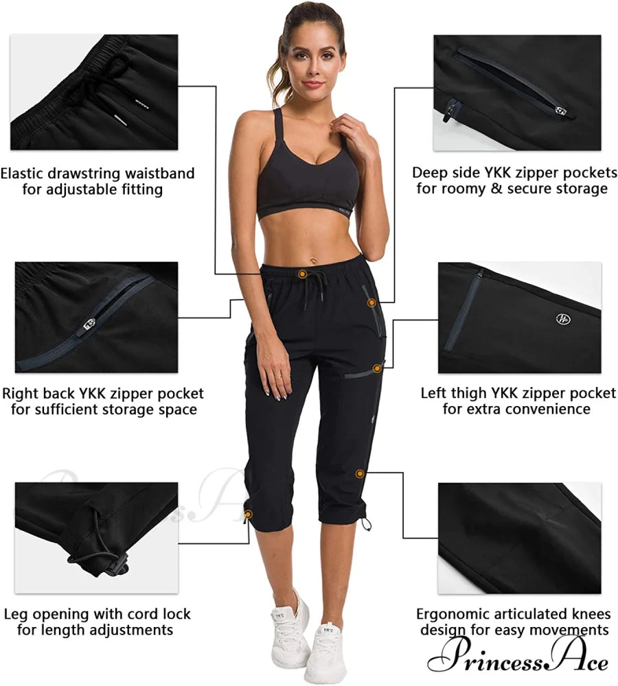 Women’s Hiking Capris Outdoor Quick Dry Pants