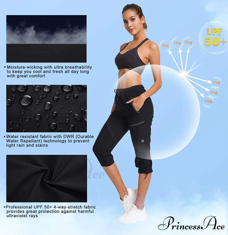 Women’s Hiking Capris Outdoor Quick Dry Pants