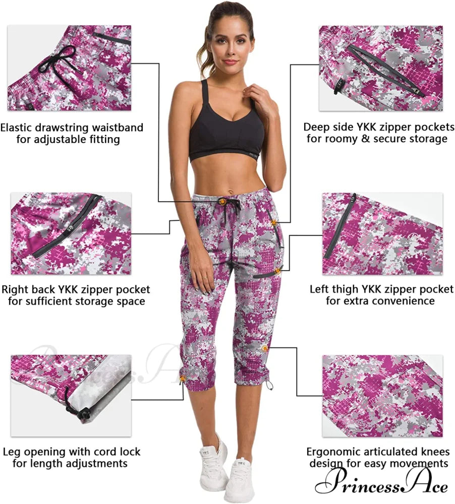 Women’s Hiking Capris Outdoor Quick Dry Pants