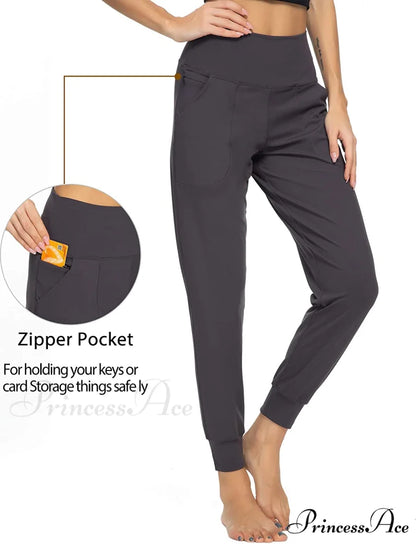 Women’s Joggers with Pockets High Waisted Athletic Sports Pants