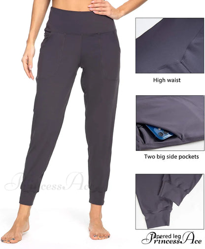 Women’s Joggers with Pockets High Waisted Athletic Sports Pants