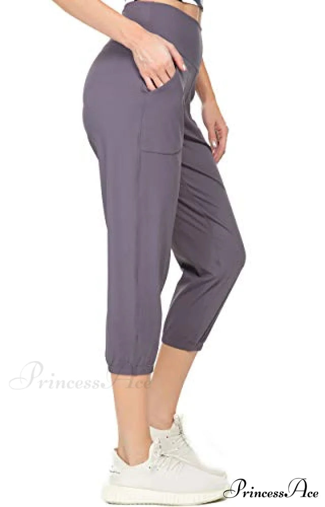 Women’s Joggers with Pockets High Waisted Athletic Sports Pants