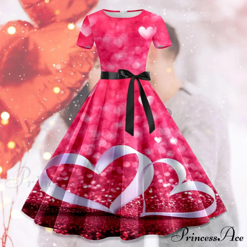 Women’s Muslim Cardigan Belt Lace Up Elegant Chiffon Solid Layered Loose Long Pakistani Abayas Dress Pink / S