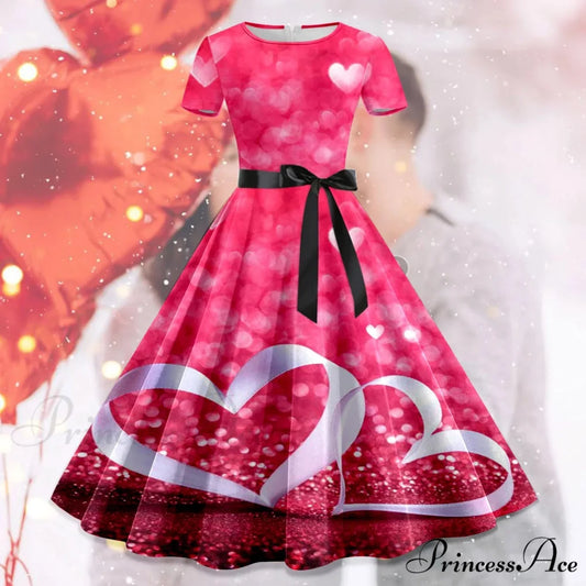 Women’s Muslim Cardigan Belt Lace Up Elegant Chiffon Solid Layered Loose Long Pakistani Abayas Dress Pink / S