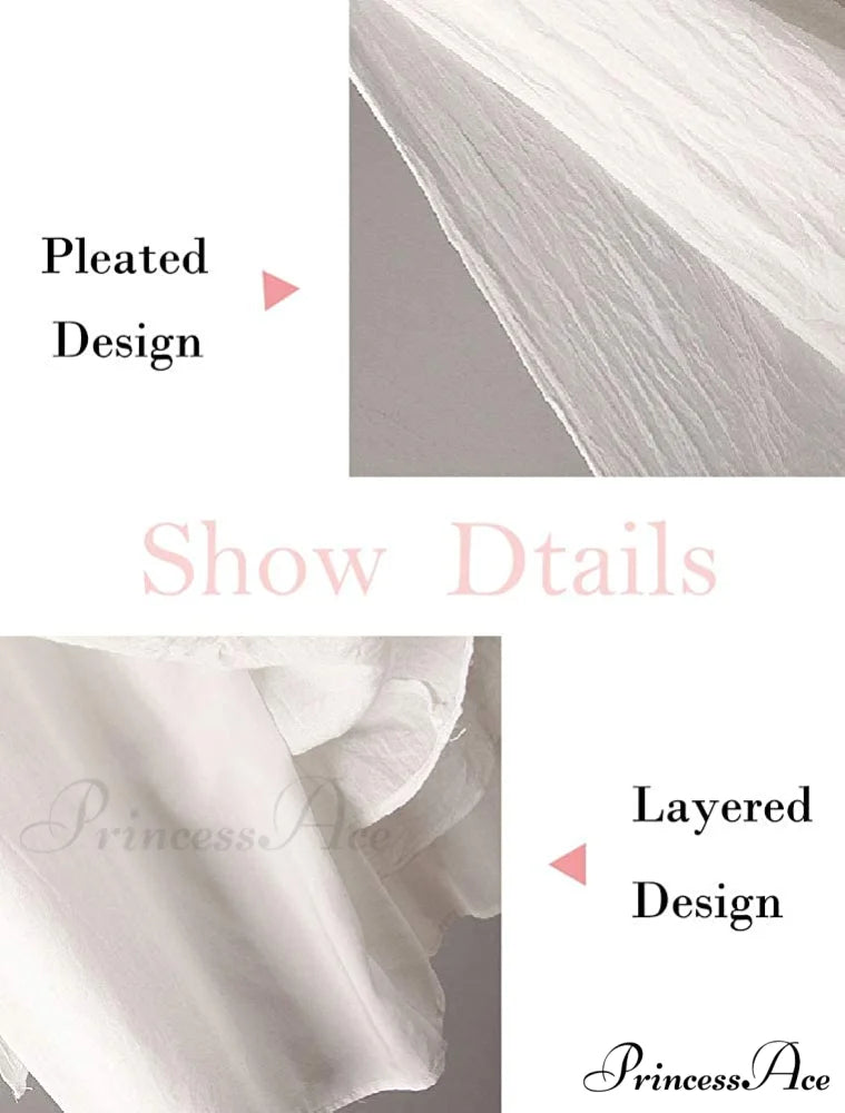 Women’s Wide Leg Pants Loose Layer Elastic Waist Capris