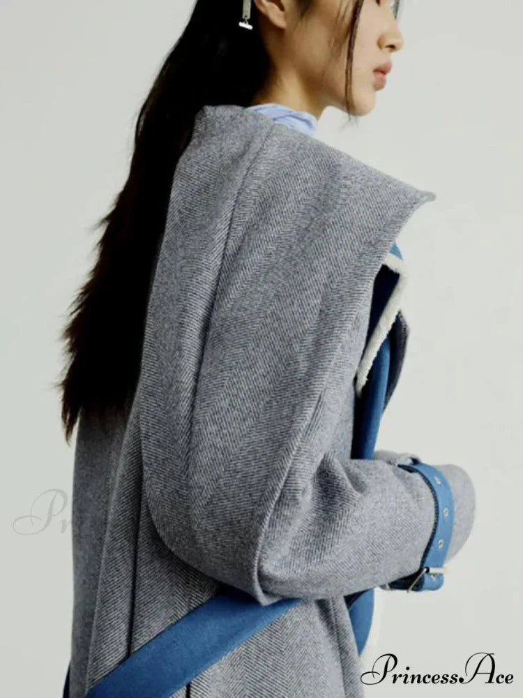 Women’s Woolen Detachable Different Overcoat overcoats-241228