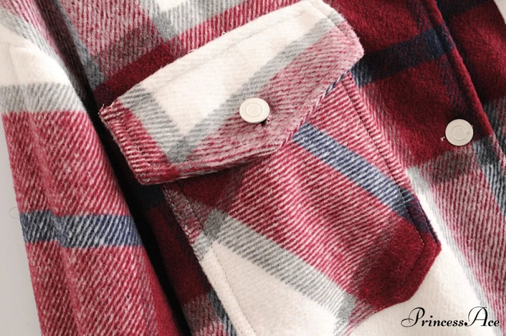 WOOL PLAID SHIRT