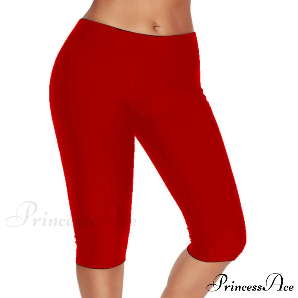Workout Running Fitness Leggings Leggings Wine Red / S