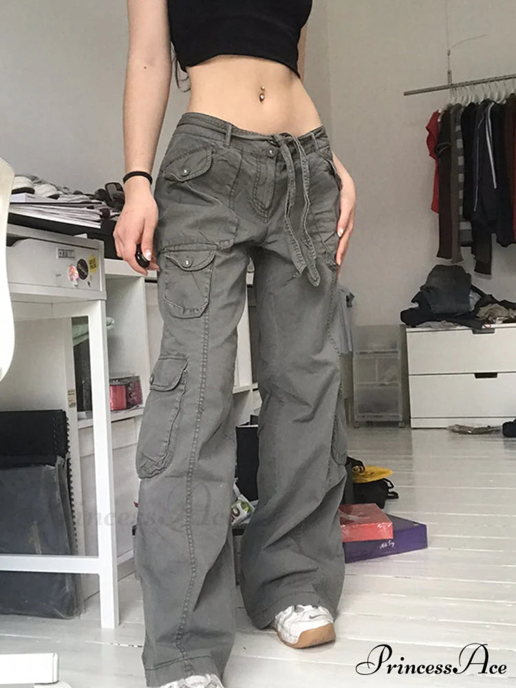Y2K Baggy Streetwear Fairycore Cargo Pants