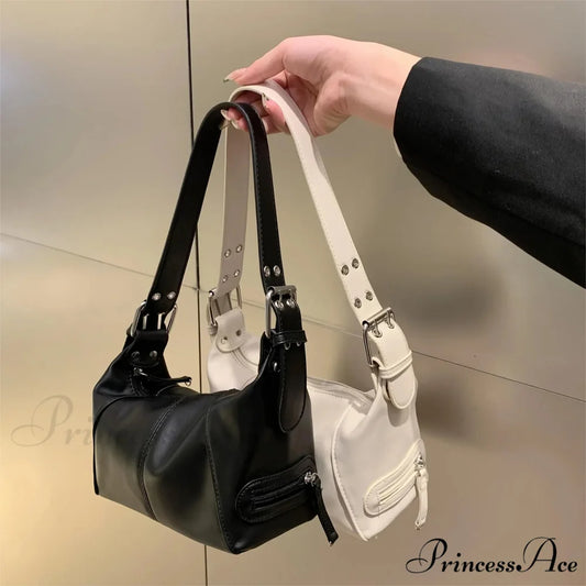 Y2K Fashionable Motorcycle Shoulder Purse shoulder-250126