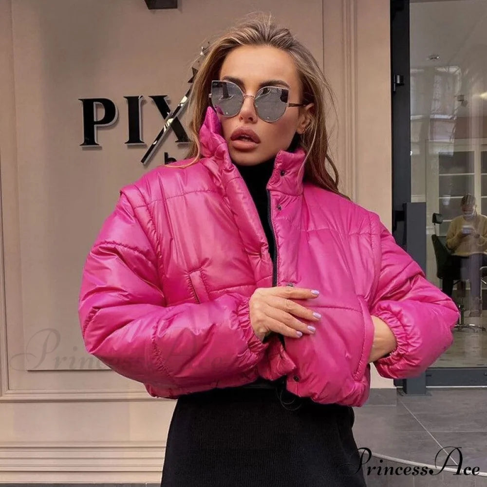 Y2k Green Print Fashion Baseball Jacket 10 / S