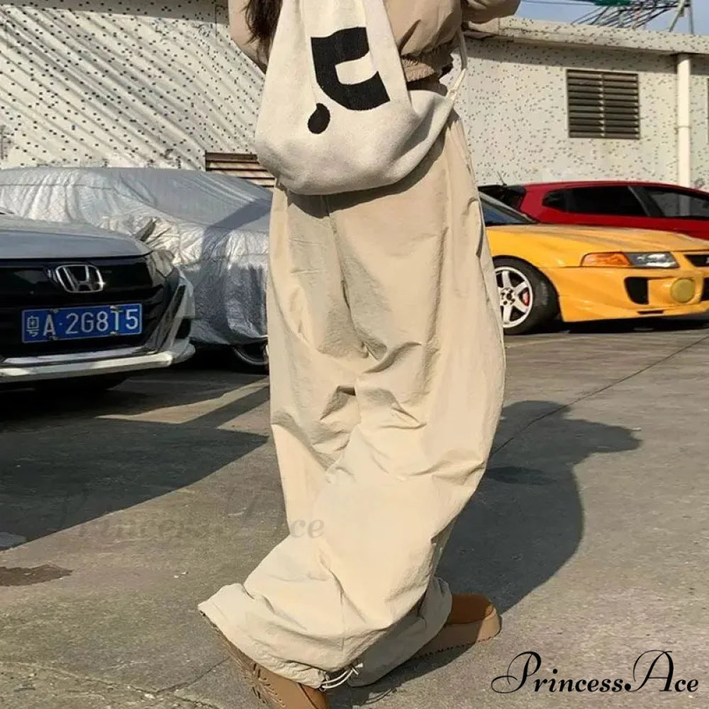 Y2K Harajuku Women Broad Leg Trousers pants-241228