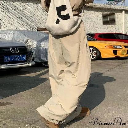 Y2K Harajuku Women Broad Leg Trousers pants-241228