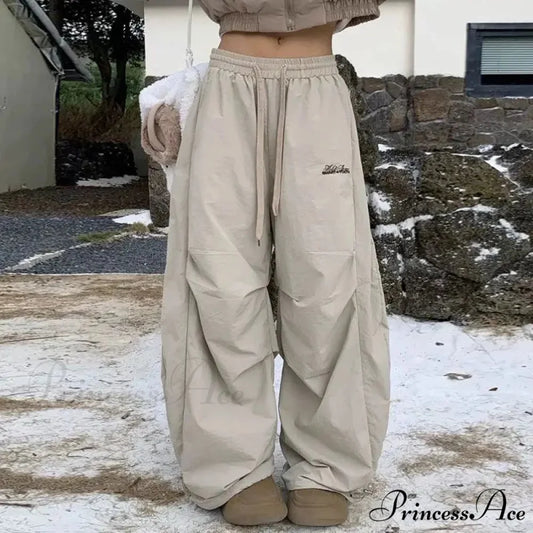 Y2K Harajuku Women Broad Leg Trousers pants-241228