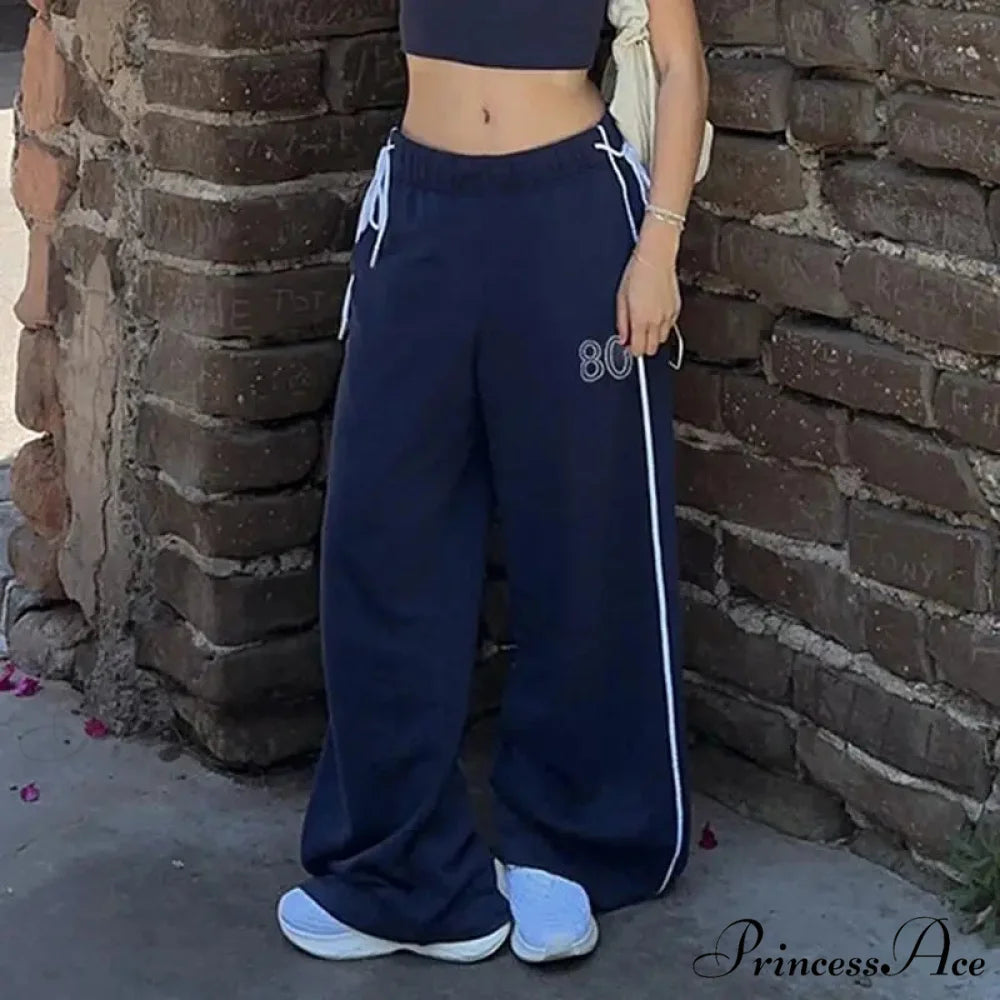Y2K Large Sweatpants Joggers Trousers pants-241228