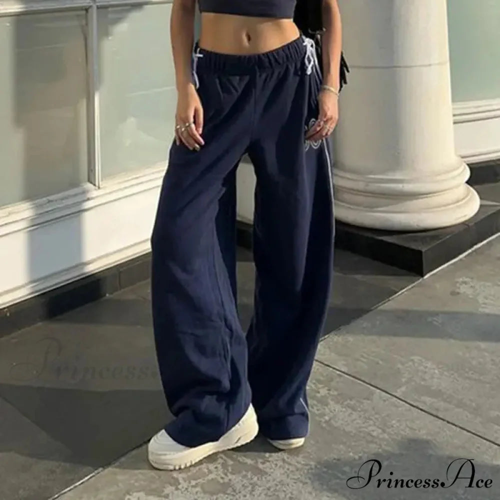 Y2K Large Sweatpants Joggers Trousers pants-241228