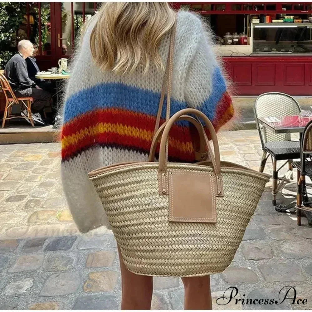 Y2K Open Front Baggy Stripe Cardigan cardigans-241228