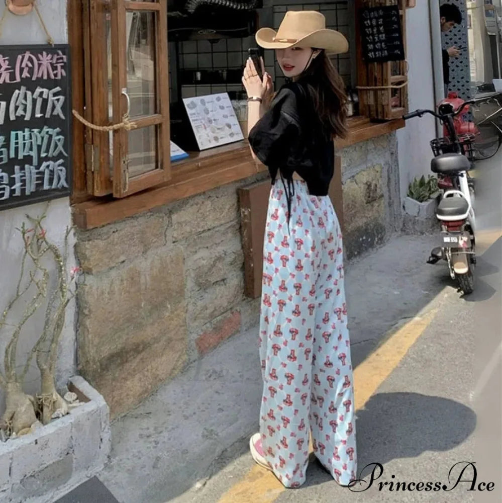 Y2K Retro High Waisted Sweet Urban Pant pant-250223