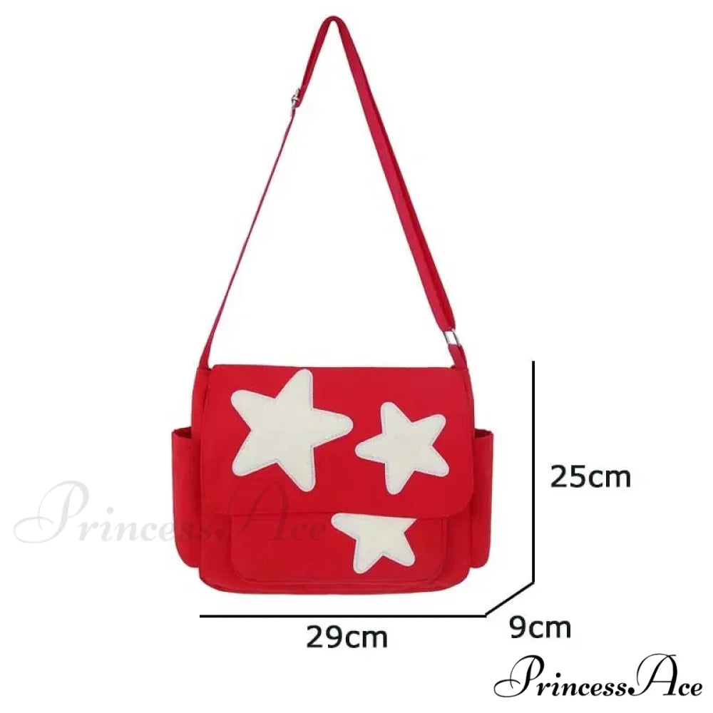 Y2K Stellar Design Crossbody Shoulder Bag shoulder-250126