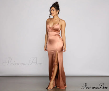 Yara Formal Stylish Lace-Up Mermaid Dress