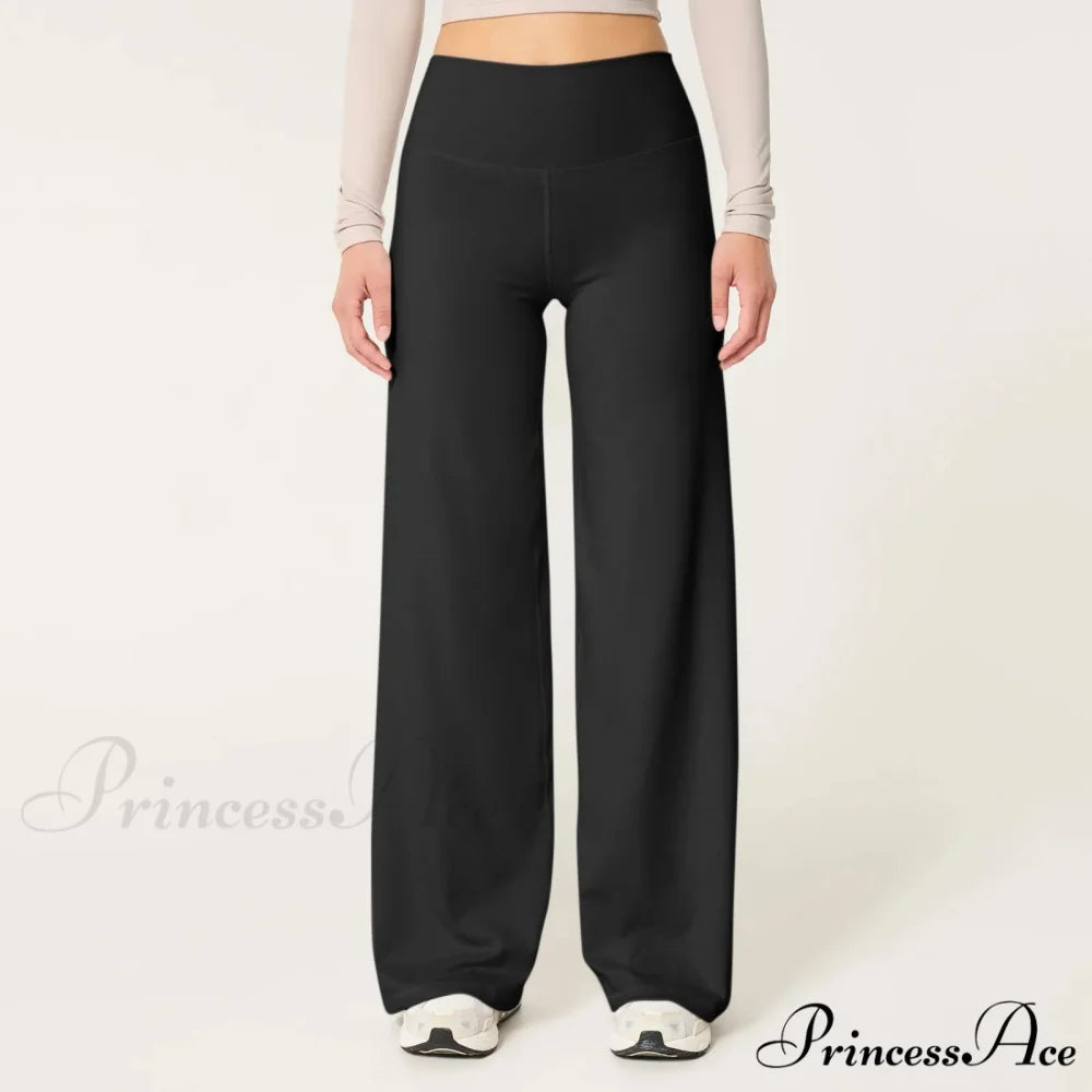 Yoga Lean Fit High-Rise Flexible Athletic Pant Black / S pant-250223
