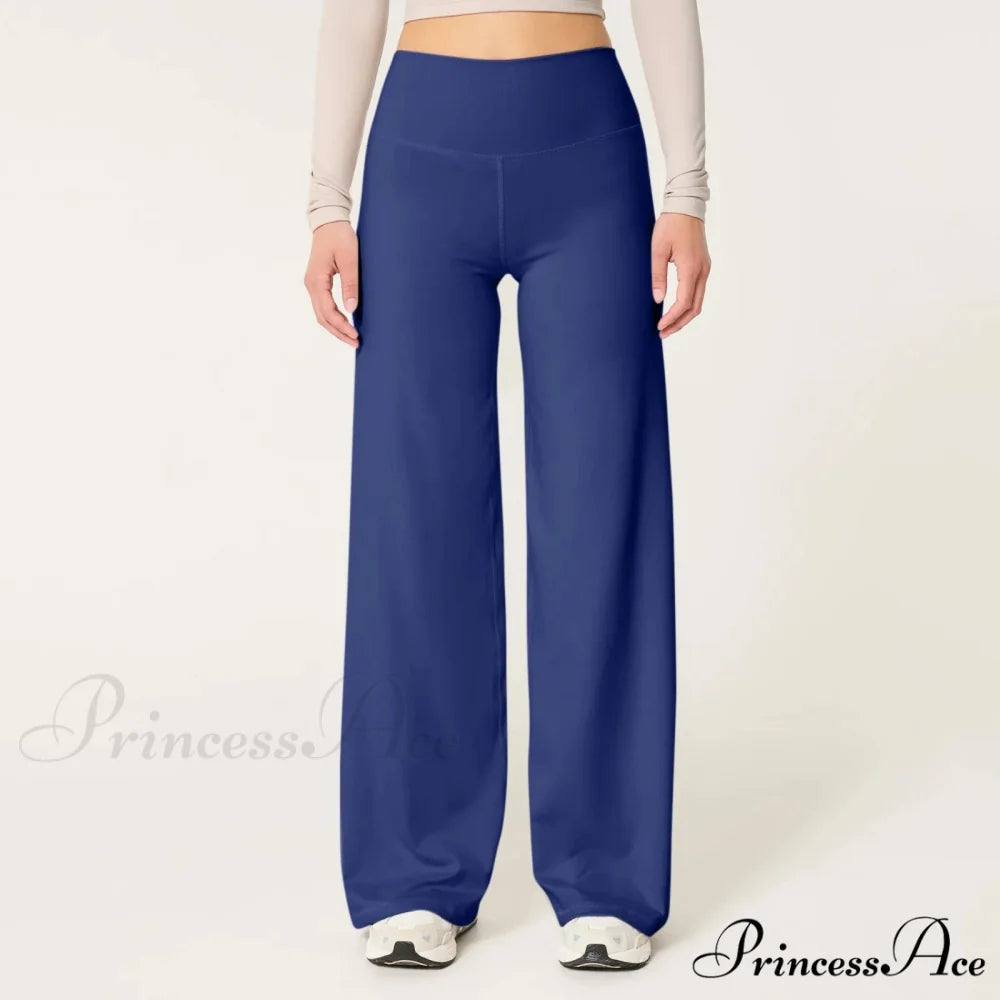 Yoga Lean Fit High-Rise Flexible Athletic Pant Blue / S pant-250223