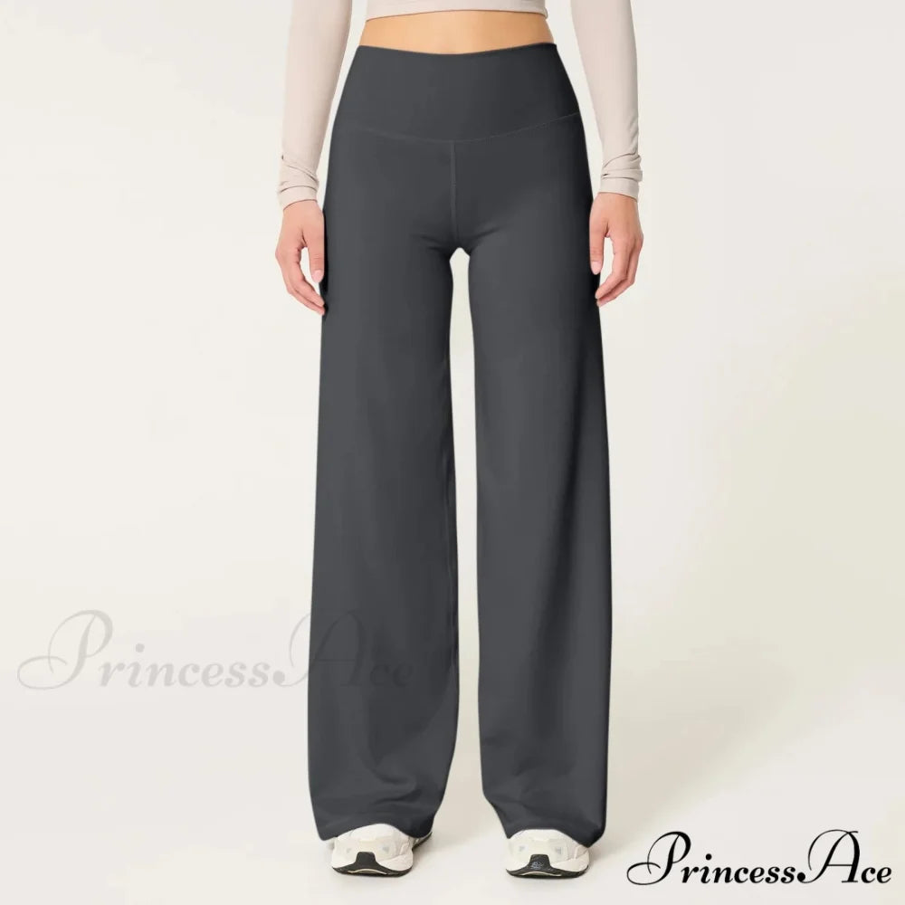 Yoga Lean Fit High-Rise Flexible Athletic Pant Dark Gray / S pant-250223